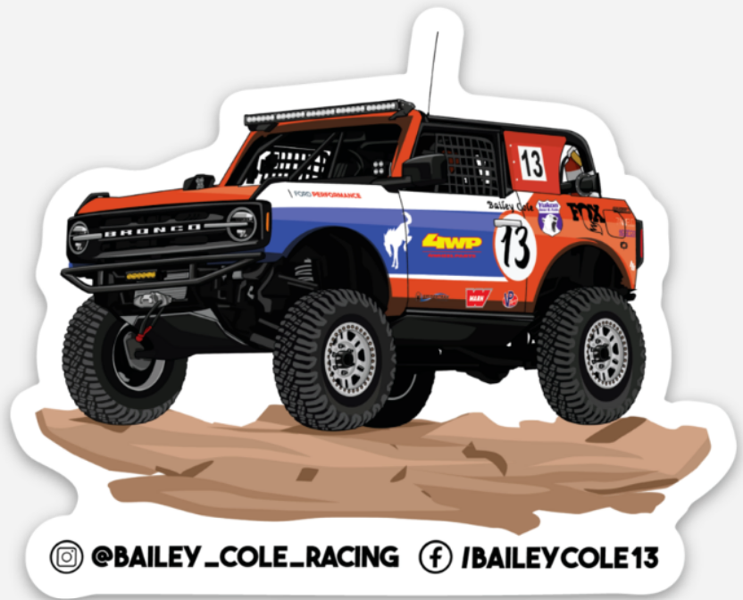 Bronco Sticker